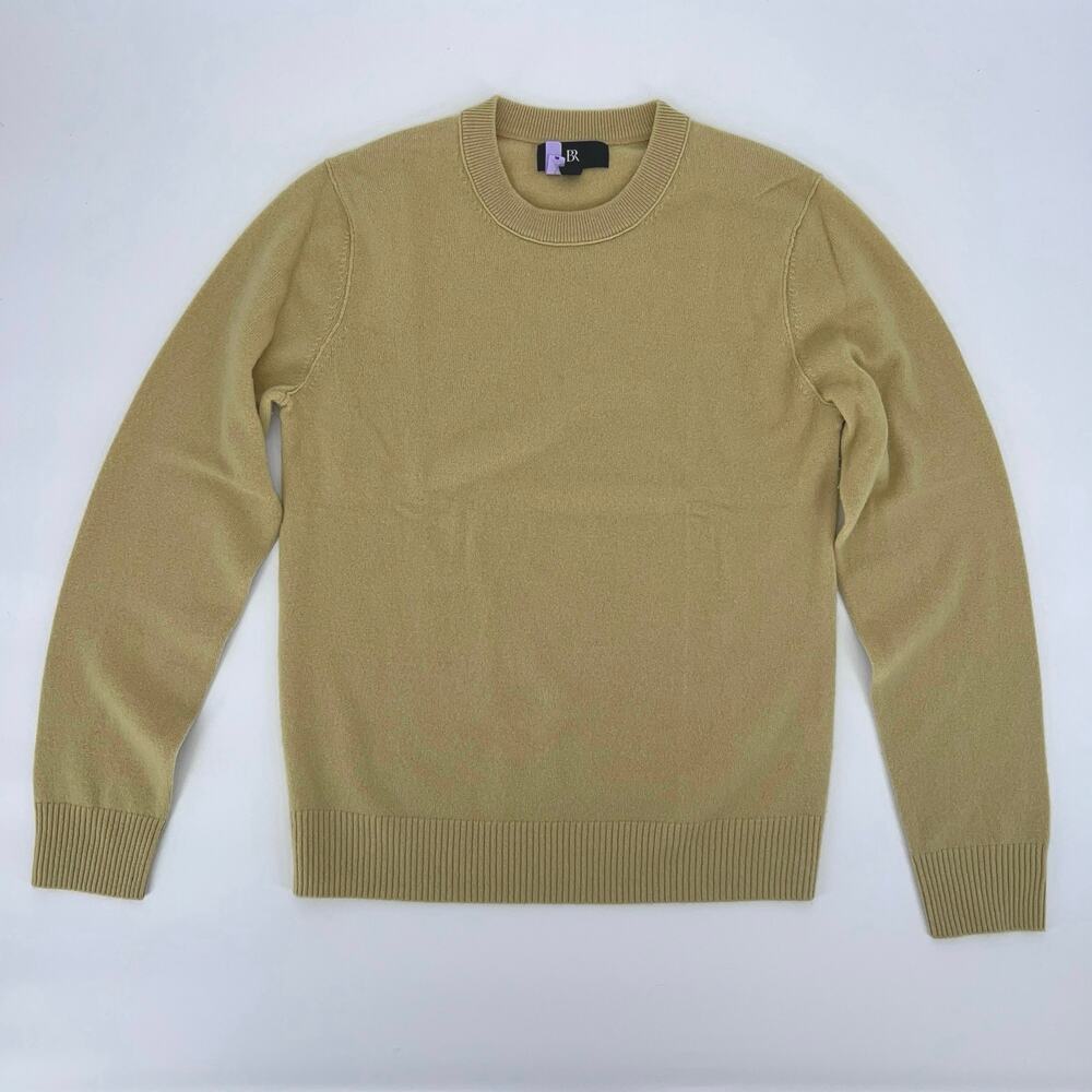 Banana Republic 100% Cashmere Crew-Neck Sweater Corn Silk Yellow Size S - Picture 10 of 10